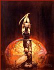 Frank Frazetta The Brain painting